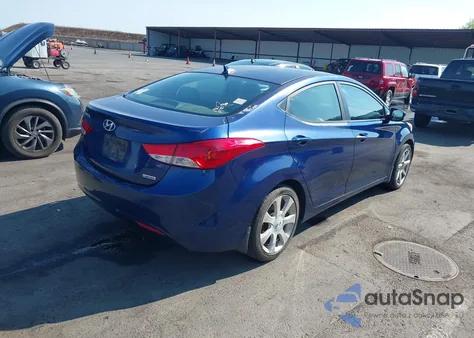 2013 Hyundai Elantra Limited из США, поврежденный, VIN KMHDH4AE8DU694541